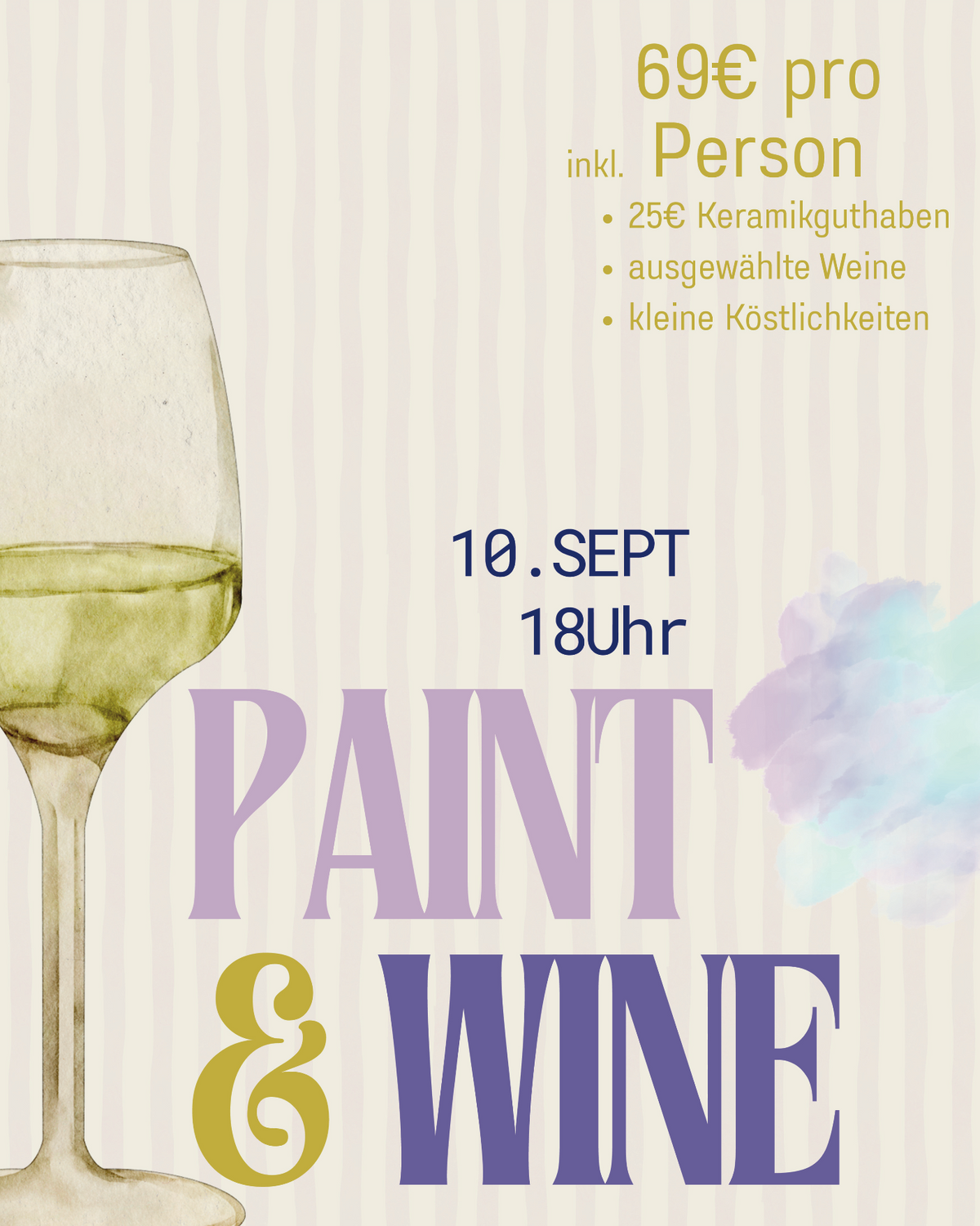 After Work Special – Paint & Wine